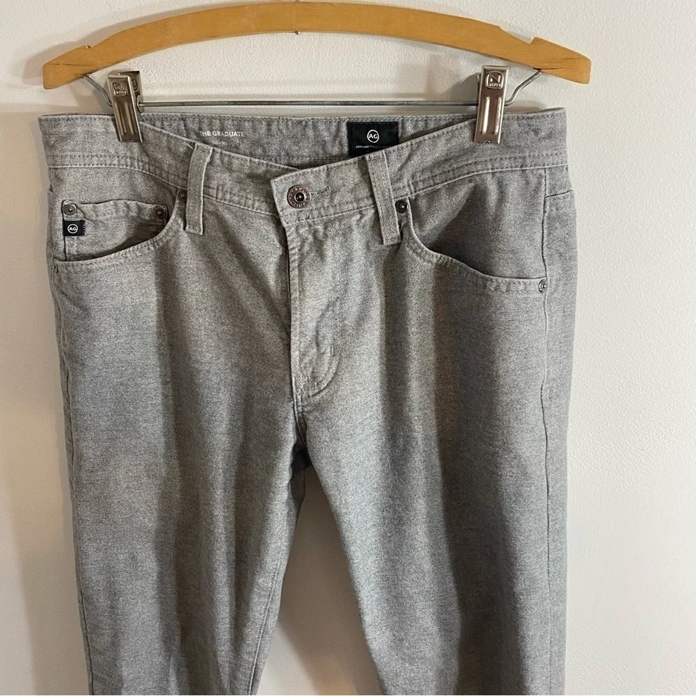 Adriano Goldschmied AG Gray The Graduate Tailored Leg Jeans 31x34